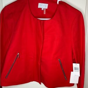 STATE Women's Vibrant Red Blazer